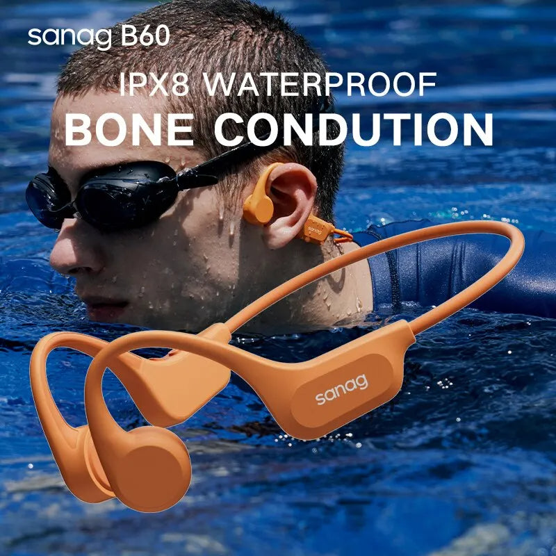 Bone Conduction Headphones - Bluetooth Wireless Headset