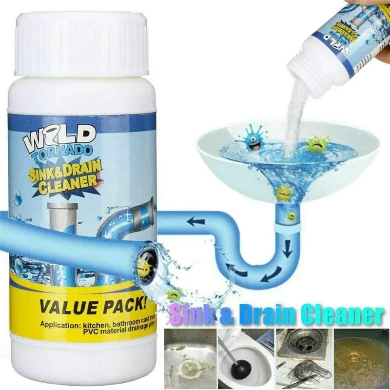 Powerful Sink & Drain Cleaner High Efficiency Powder