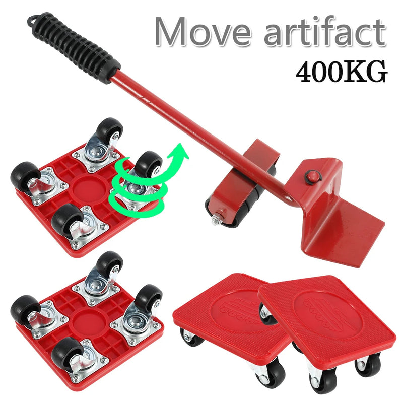 Heavy Duty Imported Furniture Mover Tool Set of 5 Pcs