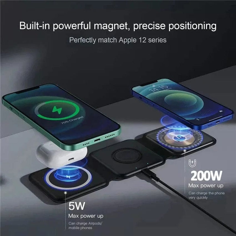 3 in 1 wireless charger ( For iOS Only )