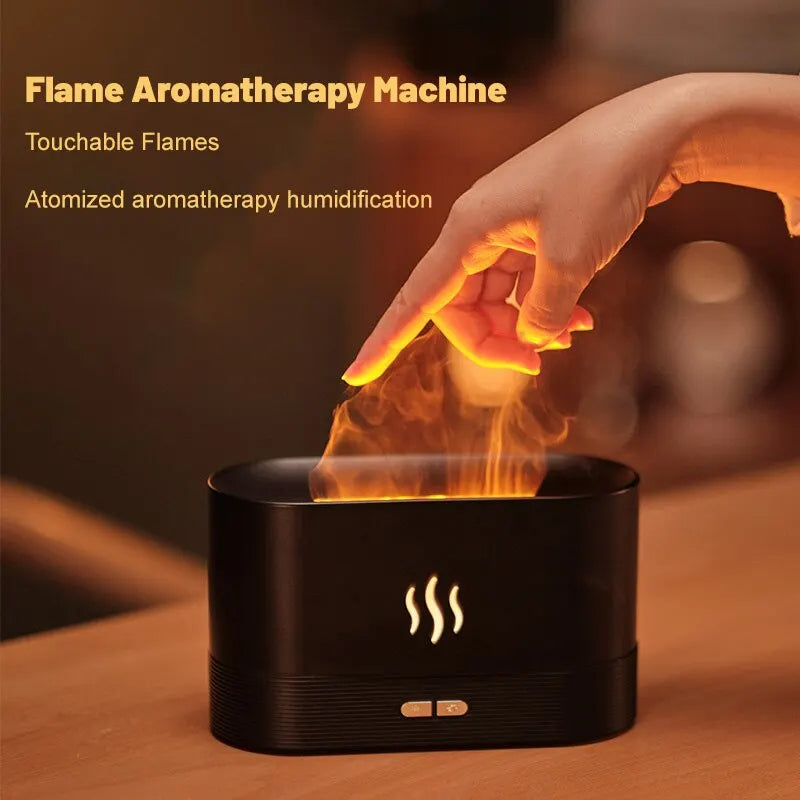 Aroma Portable Flame Humidifier & Diffuser