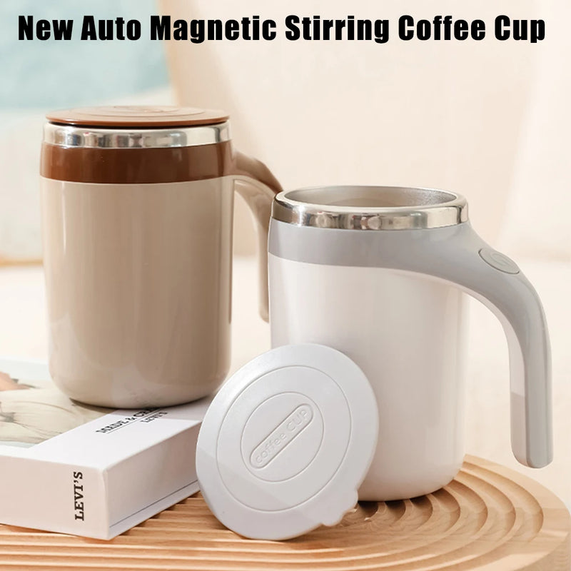 Magnetic Automatic Self-Stirring Coffee Mug