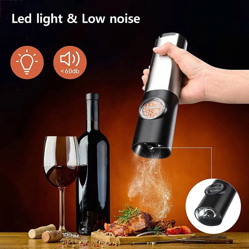 Rechargeable electric salt and pepper mill+Kitchen Gadget