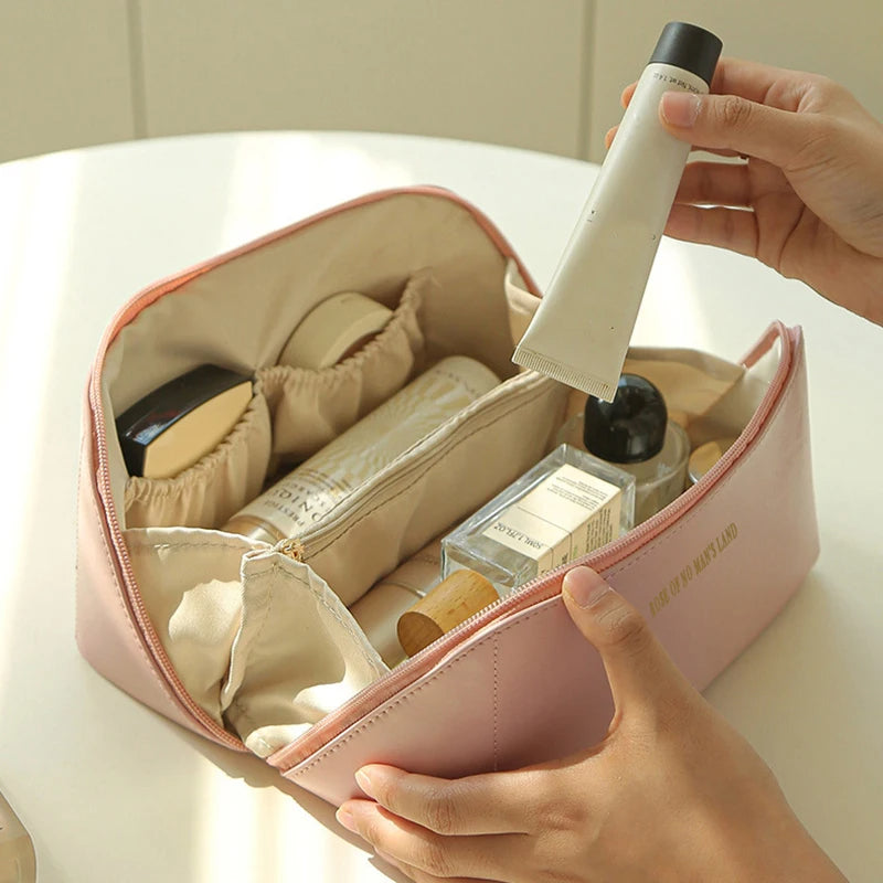 Large capacity cosmetic bag