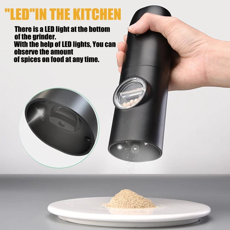 Rechargeable electric salt and pepper mill+Kitchen Gadget