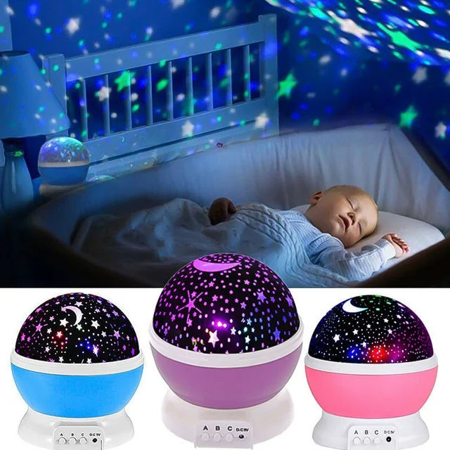 LED Dream Rotating Projection Moon lamp