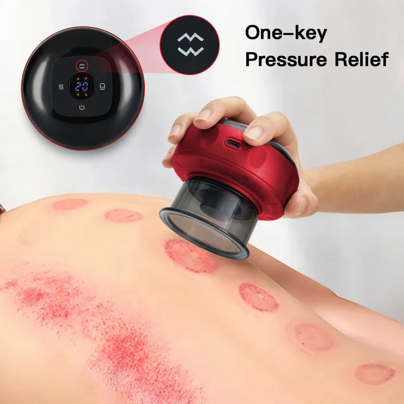 Electric Vaccum Cupping Massage Device