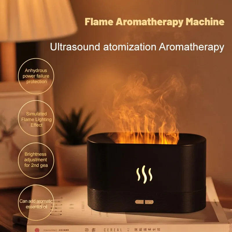 Aroma Portable Flame Humidifier & Diffuser