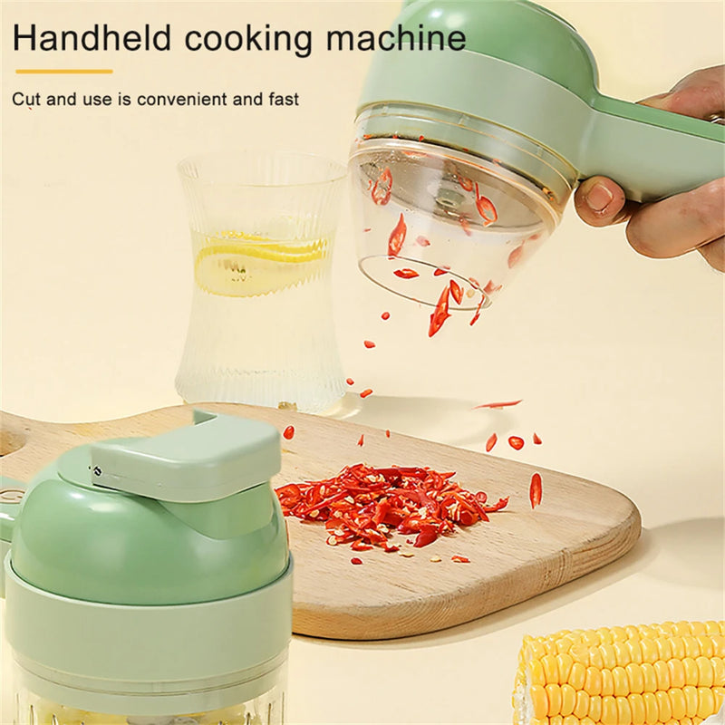 4 IN 1 HANDHELD ELECTRIC VEGETABLE CHOPPER