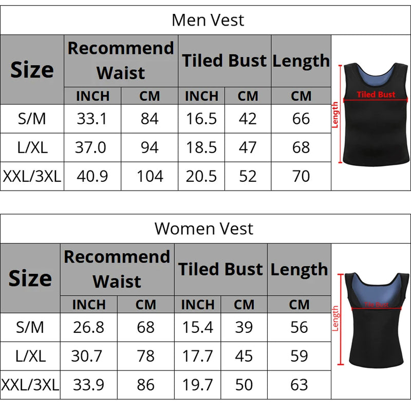 Body Sweat Shaper Vest