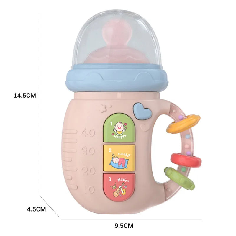 Baby Musical Feeding Bottle Soft Teether