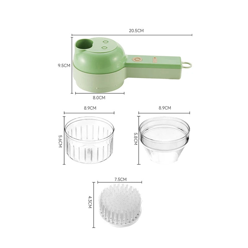 4 IN 1 HANDHELD ELECTRIC VEGETABLE CHOPPER