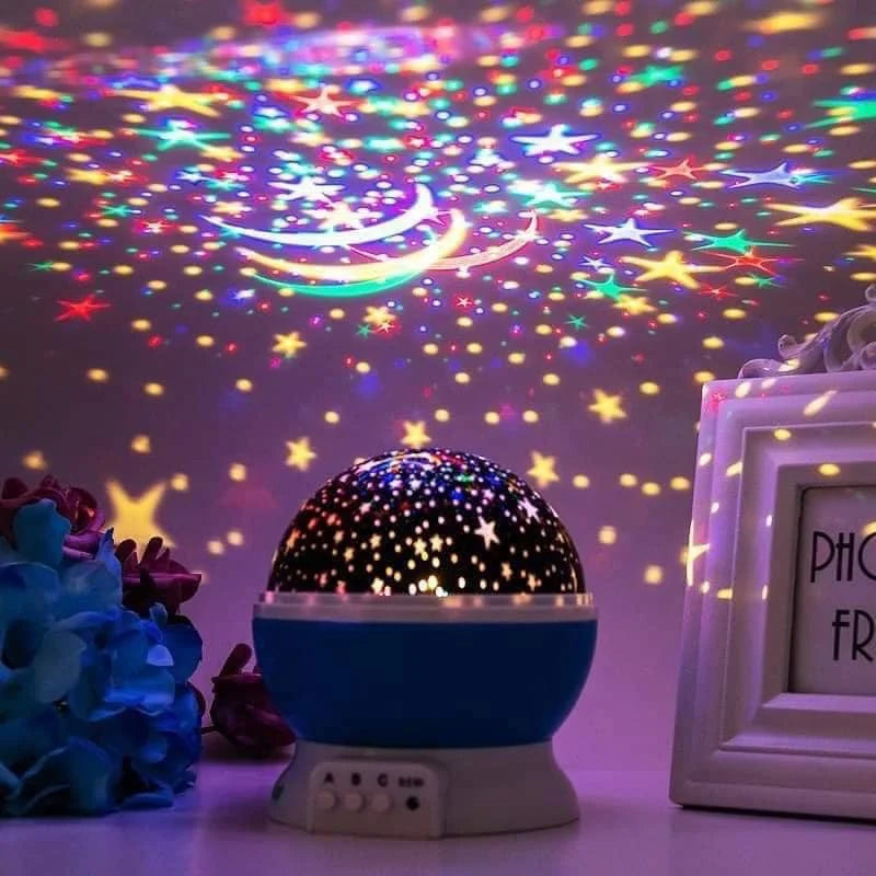 LED Dream Rotating Projection Moon lamp