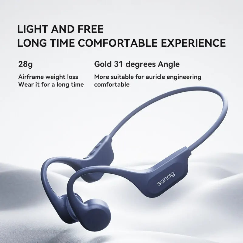 Bone Conduction Headphones - Bluetooth Wireless Headset