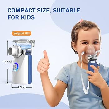 Portable & Rechargeable Inhaler Nebulizer For Kids And Adults